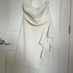 Sezane Dresses Sezane Robe Andrea 36 White Cream Poshmark